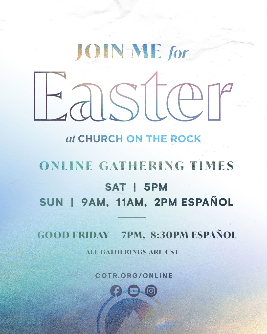 Easter at Church on the Rock Church on the Rock