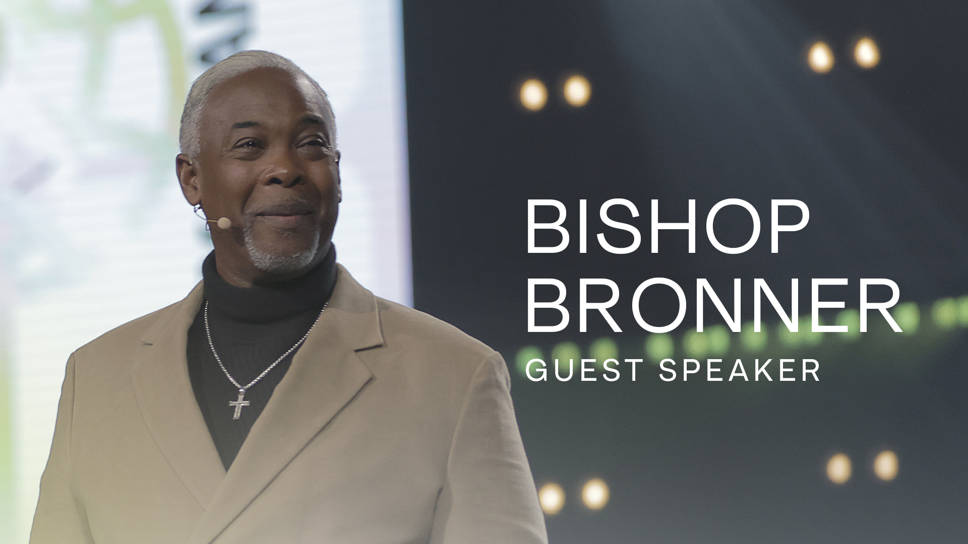 Message Artwork: Guest Speaker: Bishop Dale Bronner
